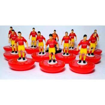 Subbuteo Andrew Table Soccer Kastoria Greek Cup Winner 1980 on Classic Hasbro bases